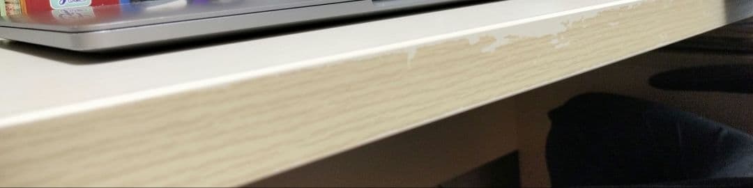 デスクセット(トリプロ 119 WW)ニトリ デスクセット ナチュラル　手渡し