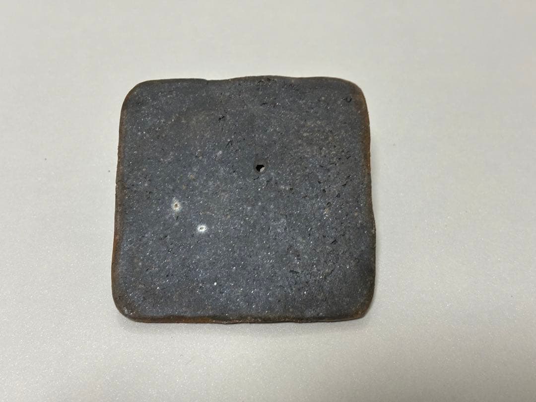 ⑭備前焼 宝瓶 登り窯 柘榴 ザクロ 4角 手びねり 急須