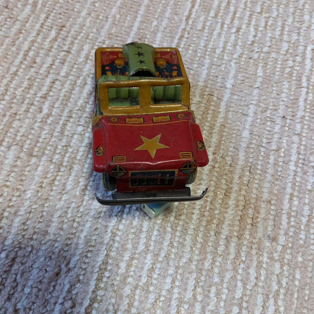 ブリキのミリタリー　当時物　ジ一プ　米軍　アンティーク　レトロ