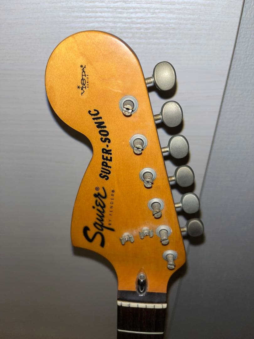 SQUIER Super-Sonic スクワイヤー スーパーソニック シルバー