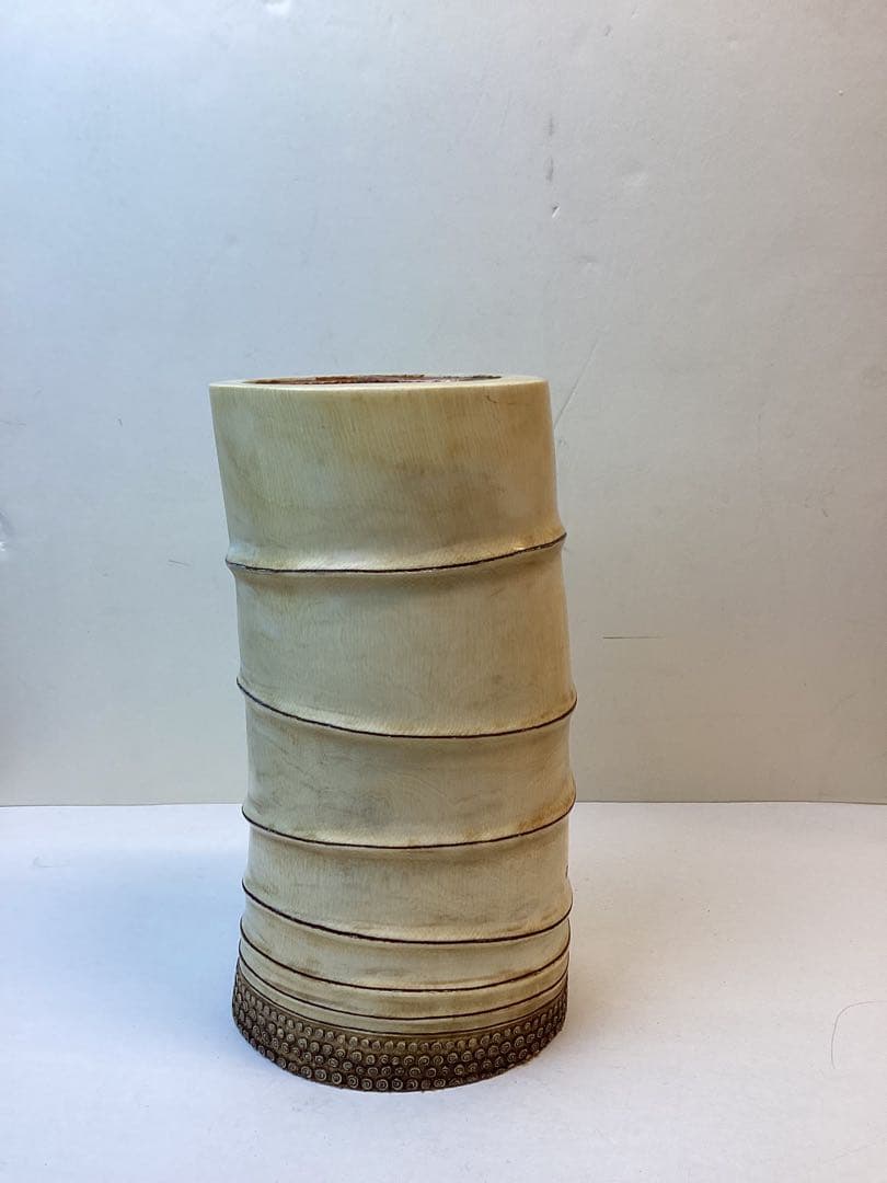 ［珍品］極上 笔筒 花器 ￼置物　高さ26cm 重さ1550g 送料込み