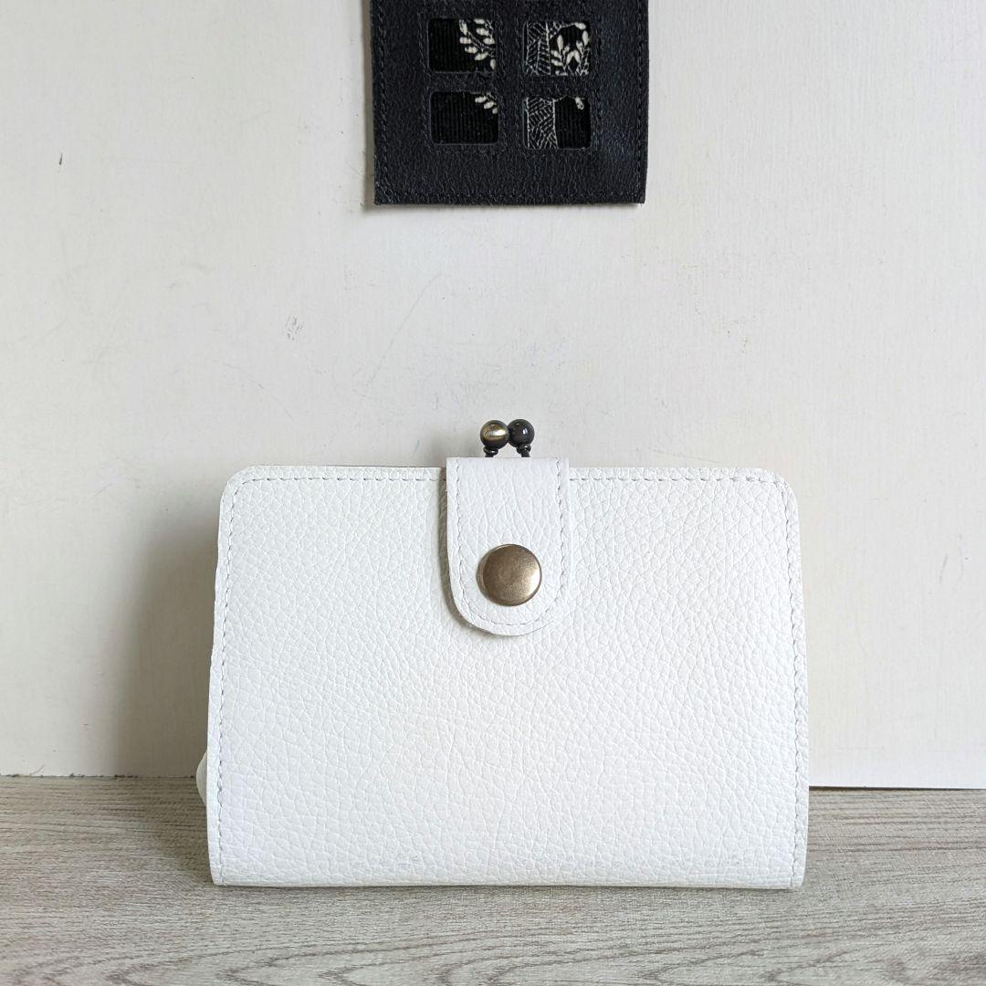 ミサト がま口ショルダーバック、親子がま口お財布　革