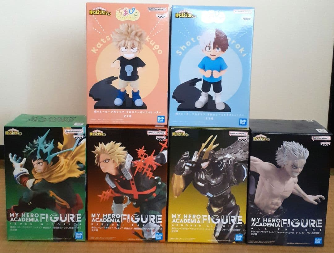 僕のヒーローアカデミア　ヒロアカ　GIGO限定　フィギュア　ちあぴこ　6点セット