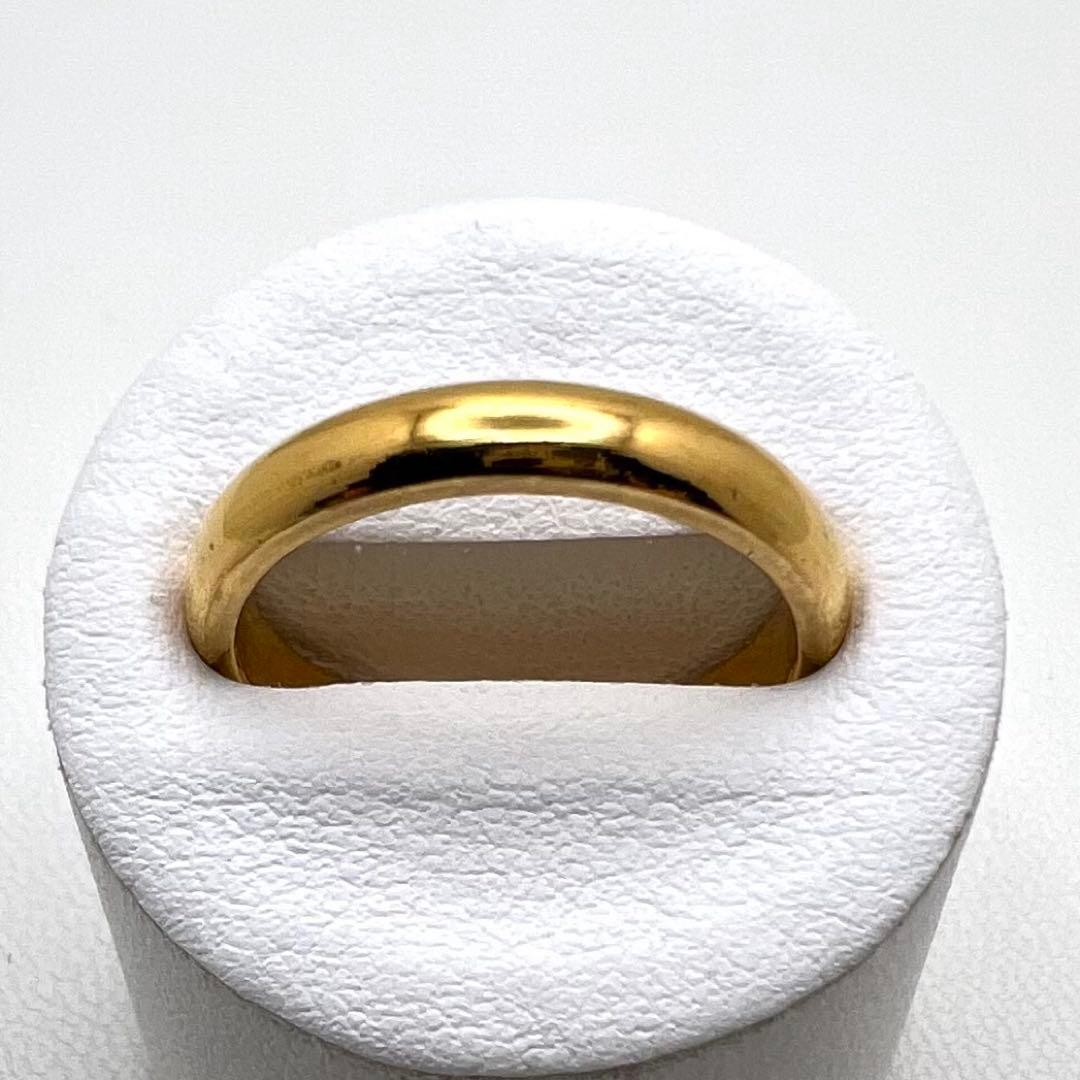 K24 純金リング　幅3.2㎜　厚さ1.9㎜　12.5号アップ　5.68 g