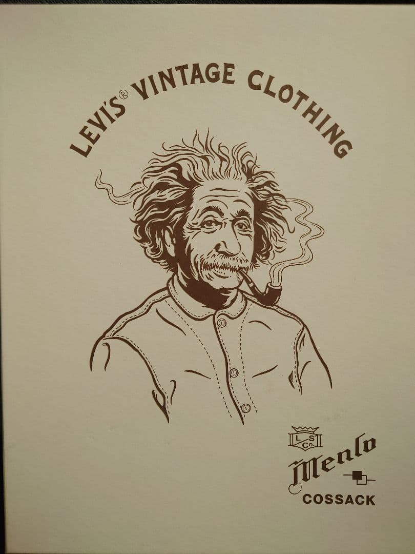 リーバイスアインシュタインモデル革ジャンMサイズ世界限定500/486