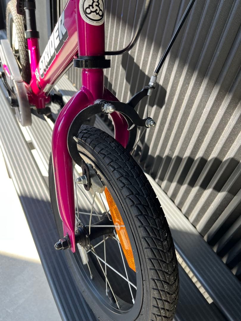 STRIDER 14インチ 幼児用自転車 フューシャピンク