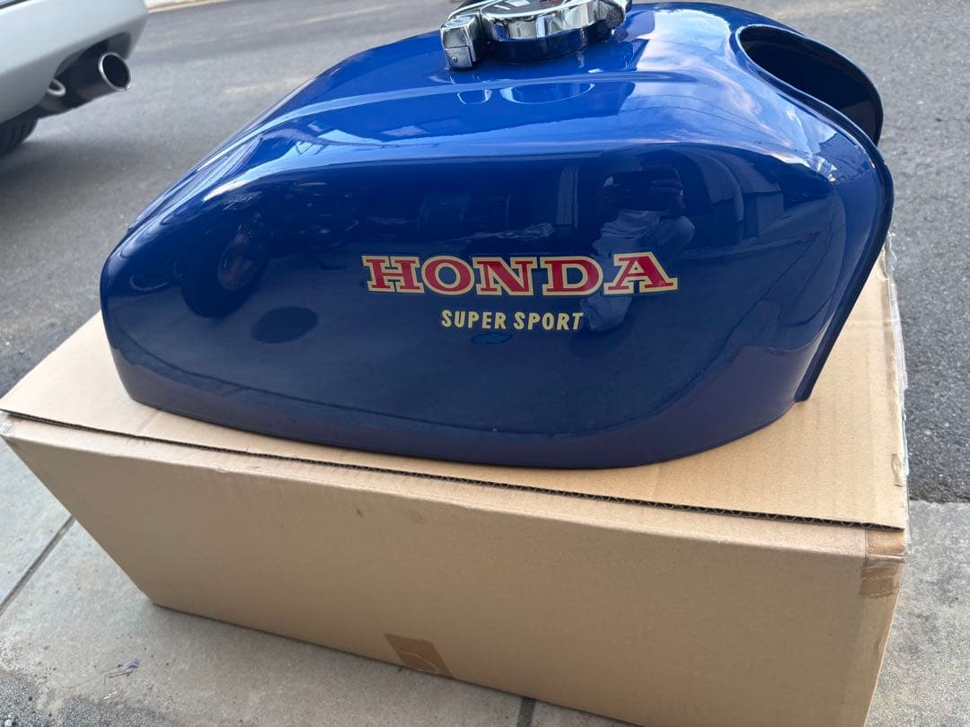 旧ヨンフォア タンク 青