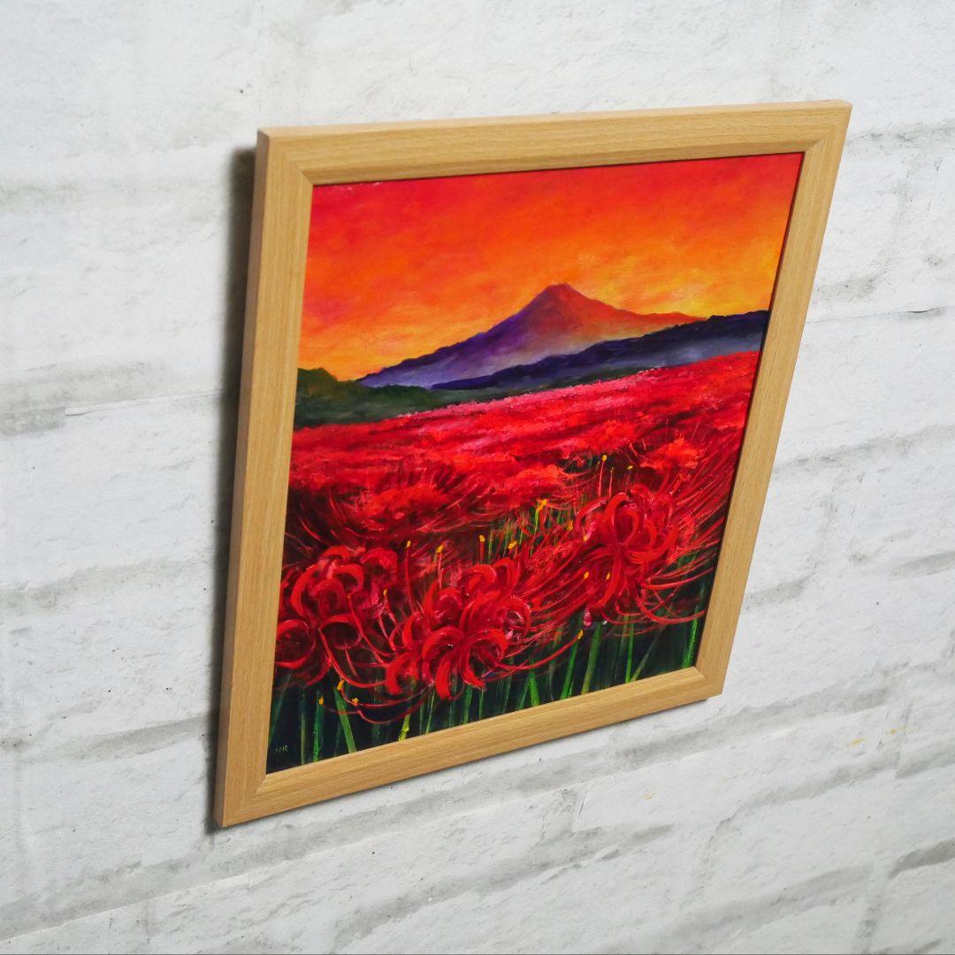 油絵 油彩 油彩画 絵 絵画【秋日和】