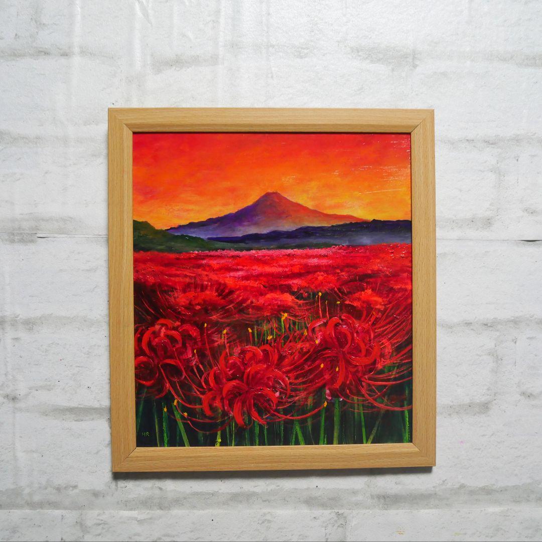 油絵 油彩 油彩画 絵 絵画【秋日和】