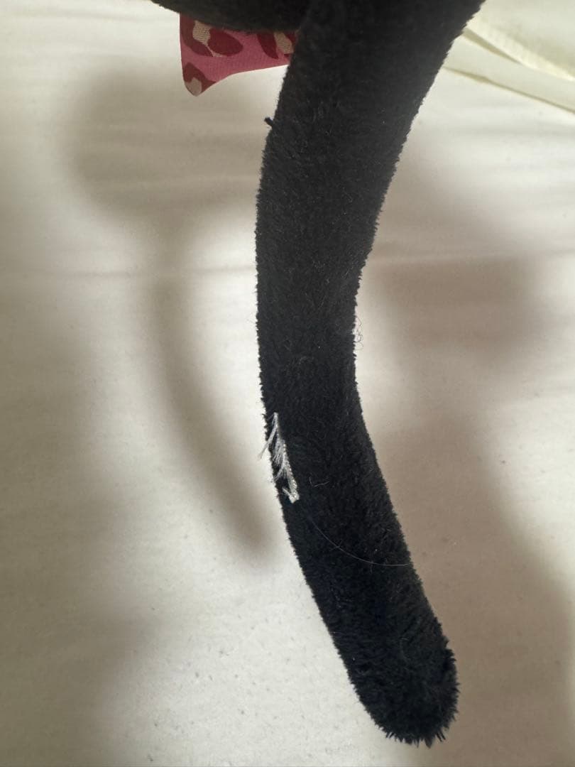 ピンク　ヒョウ柄　リボンカチューシャ　ミニー　平成