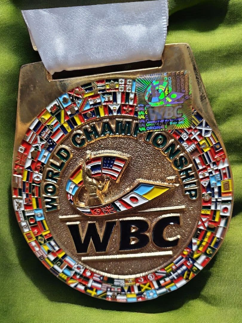 WBC世界タイトル戦 メダル