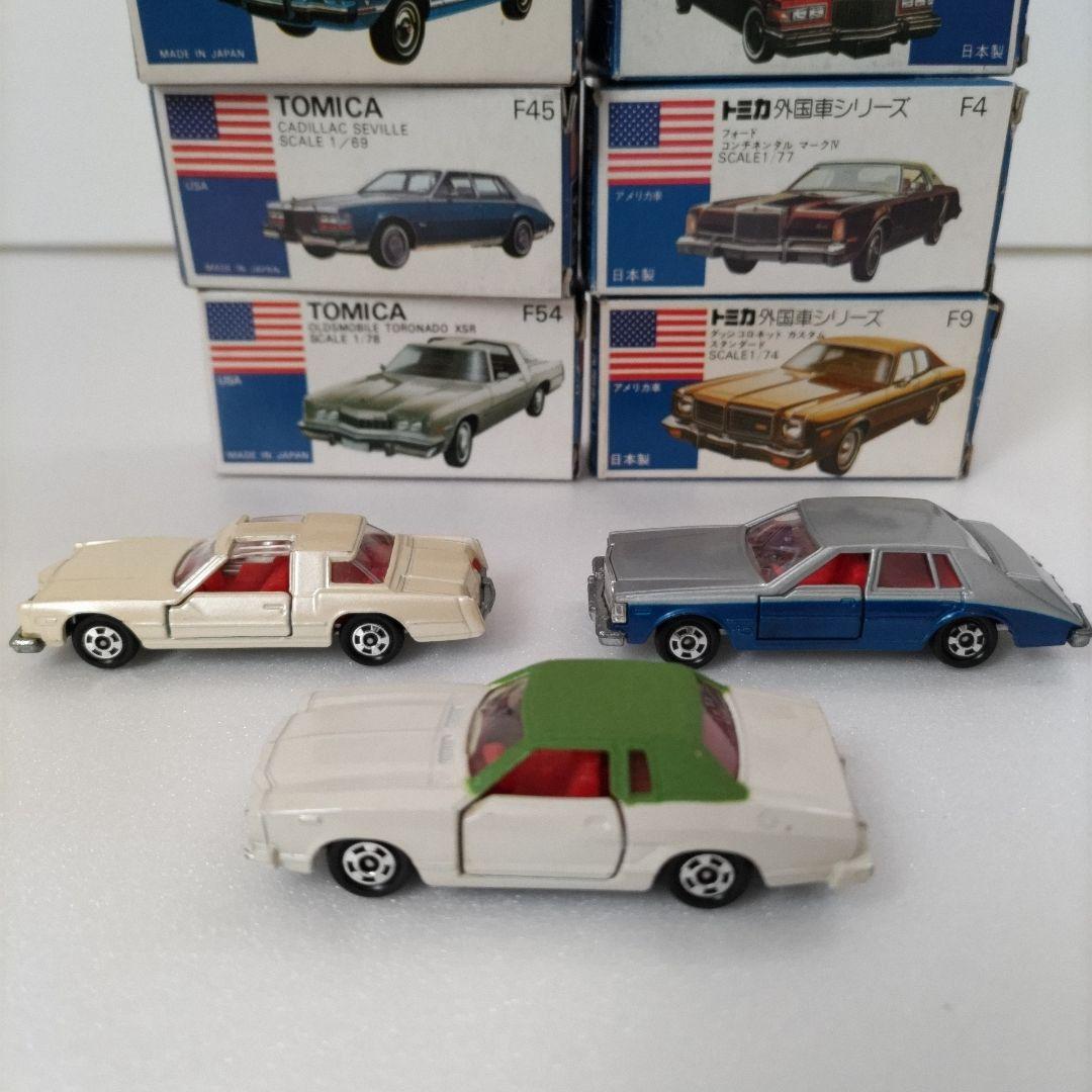 トミカ日本製 外国車シリーズF 青箱 6台セット