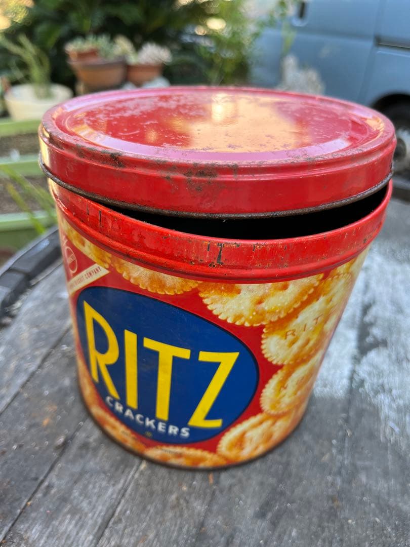 ヴィンテージ レトロ RITZ 空き缶