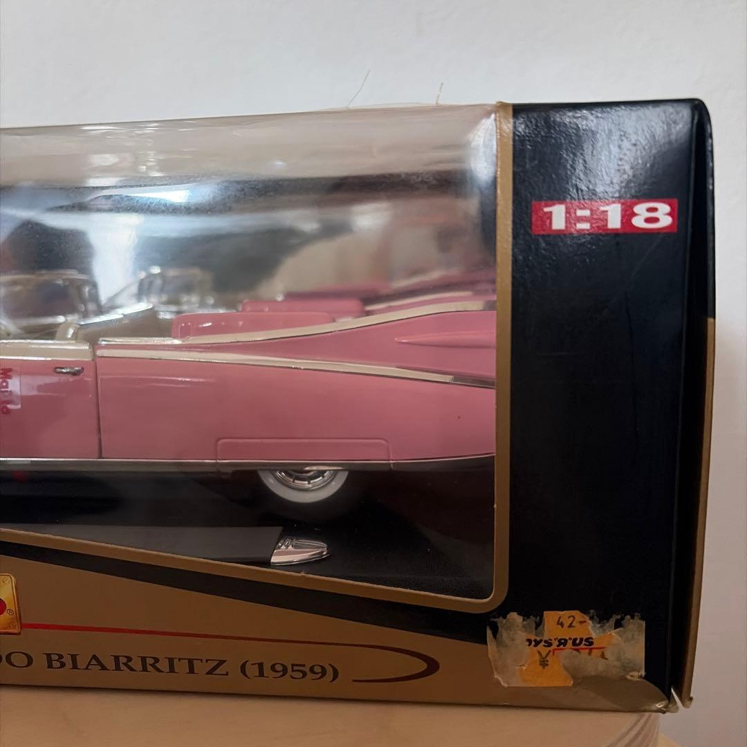 Maisto マイスト 1/18 キャデラック 1959 ピンク 2台セット