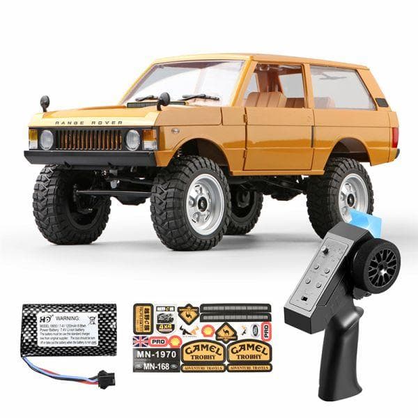技術基準適合証明済 MN-1680 RTR 1/12 初代レンジローバー 黄