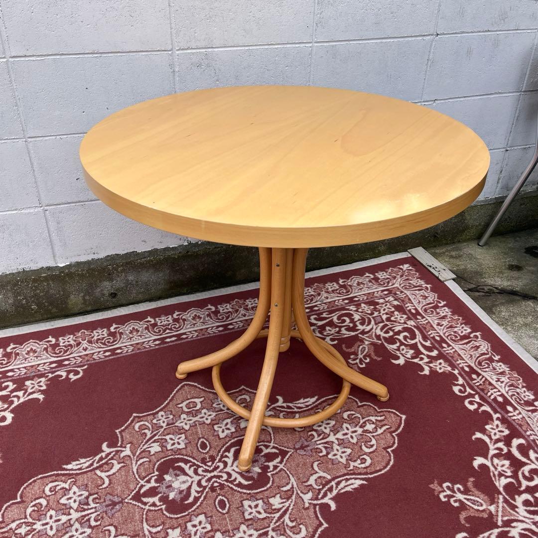ナチュラルデザイン◾️ ブナ材/ビーチ材 木製ラウンドテーブル 丸テーブル