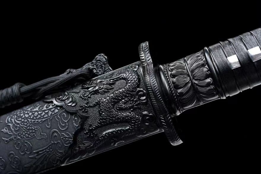 武具　刀装具　日本刀　模造刀 横刀 直刀 竜戦刃