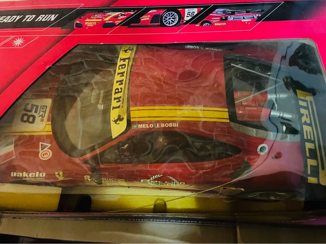 【未使用未開封】F430 GT 1:7 フルファンクションラジオコントロールカー