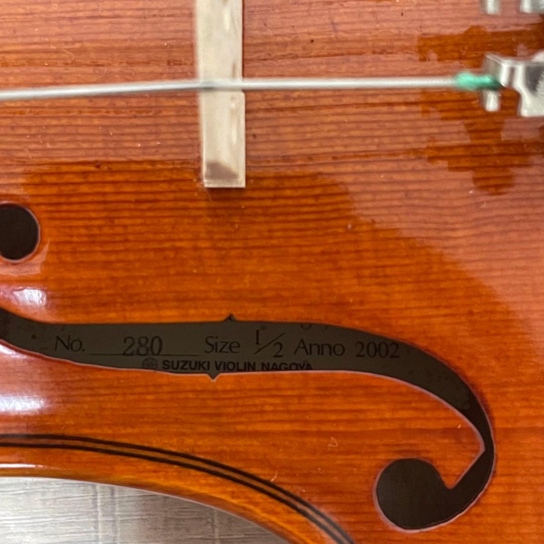 SUZUKI No. 280 1/2 分数バイオリン 初心者 ANNO 2002