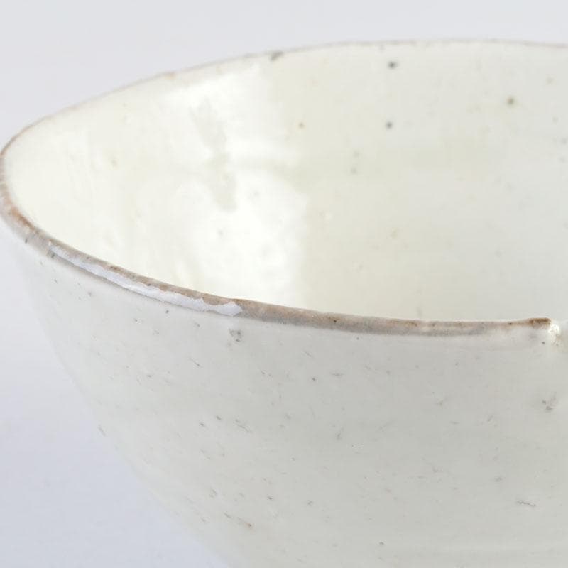 和食器　茶懐石　寿康窯　柳楽泰久作　粉引手　小鉢　五客　共箱　C　9333