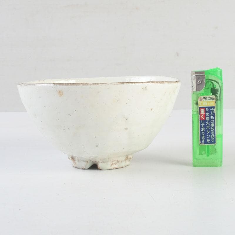 和食器　茶懐石　寿康窯　柳楽泰久作　粉引手　小鉢　五客　共箱　C　9333