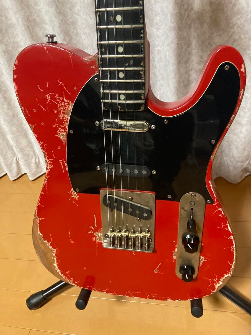 ハードレリック70sテレキャスタータイプナッシュビル フェスタレッド