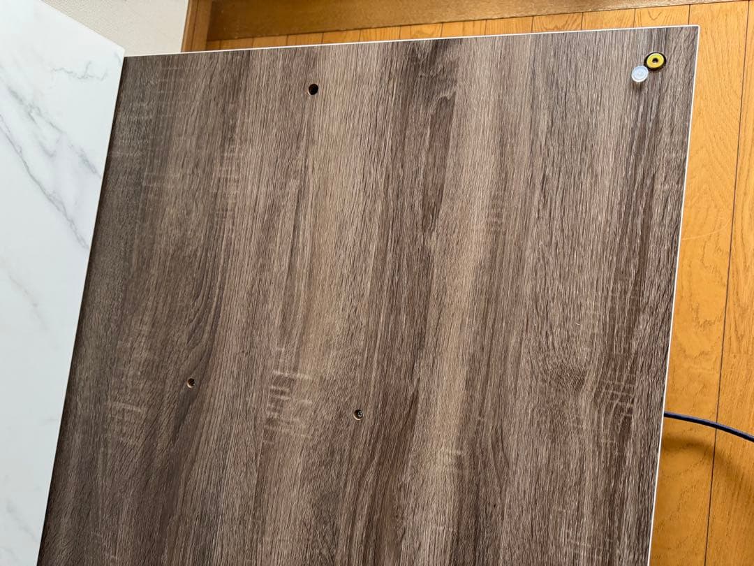 ニトリこたつテーブル　大理石調　ホワイト