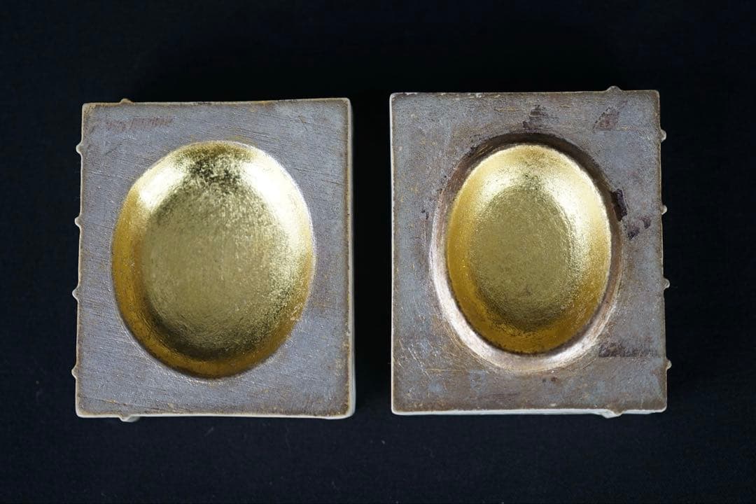 通次阿山 和本 香合 共箱 共布 茶道具