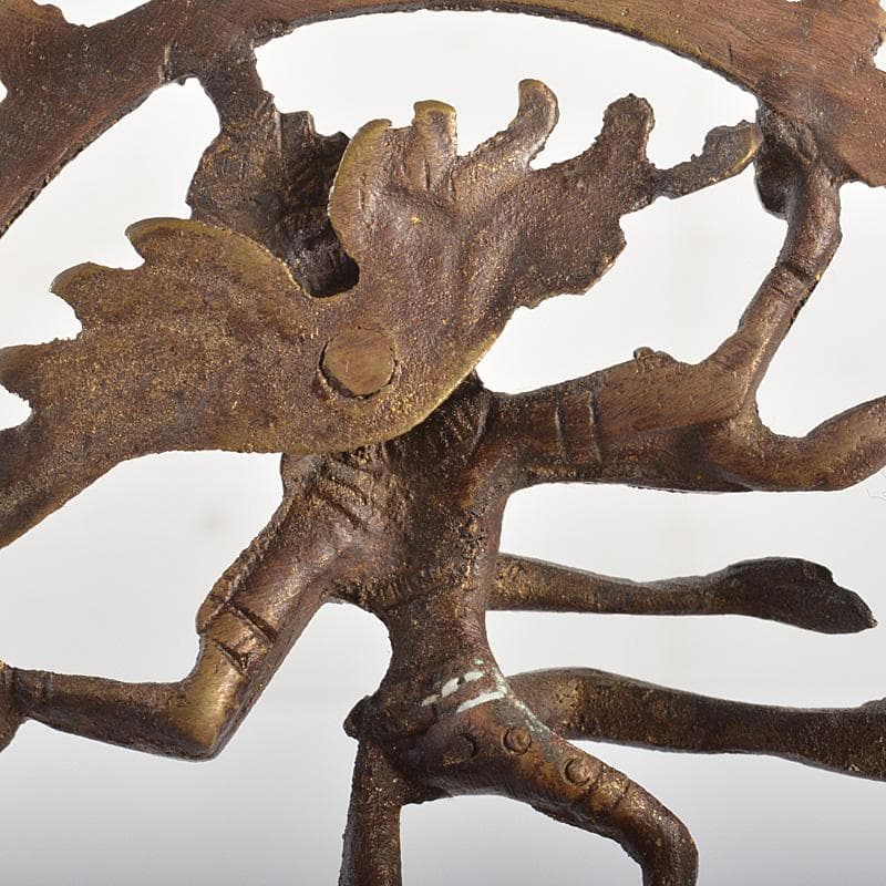 仏教美術　古銅鍍金　チベット仏　ヴィシュヌ　ナタラージャ　2点　C　6430