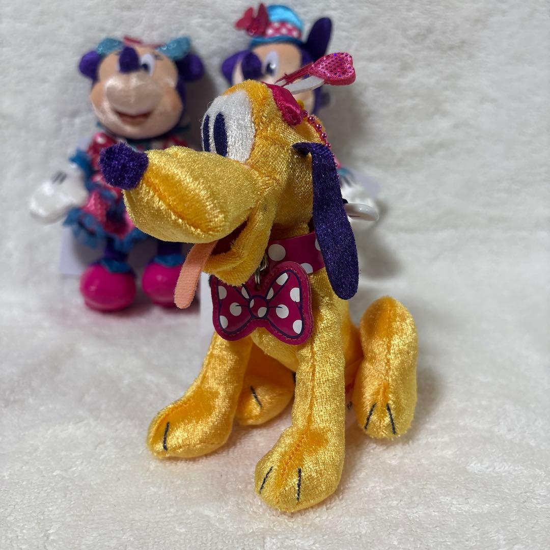 ディズニー　ミニー　パルパルーザ　ファンダーランド　ぬいぐるみバッジ