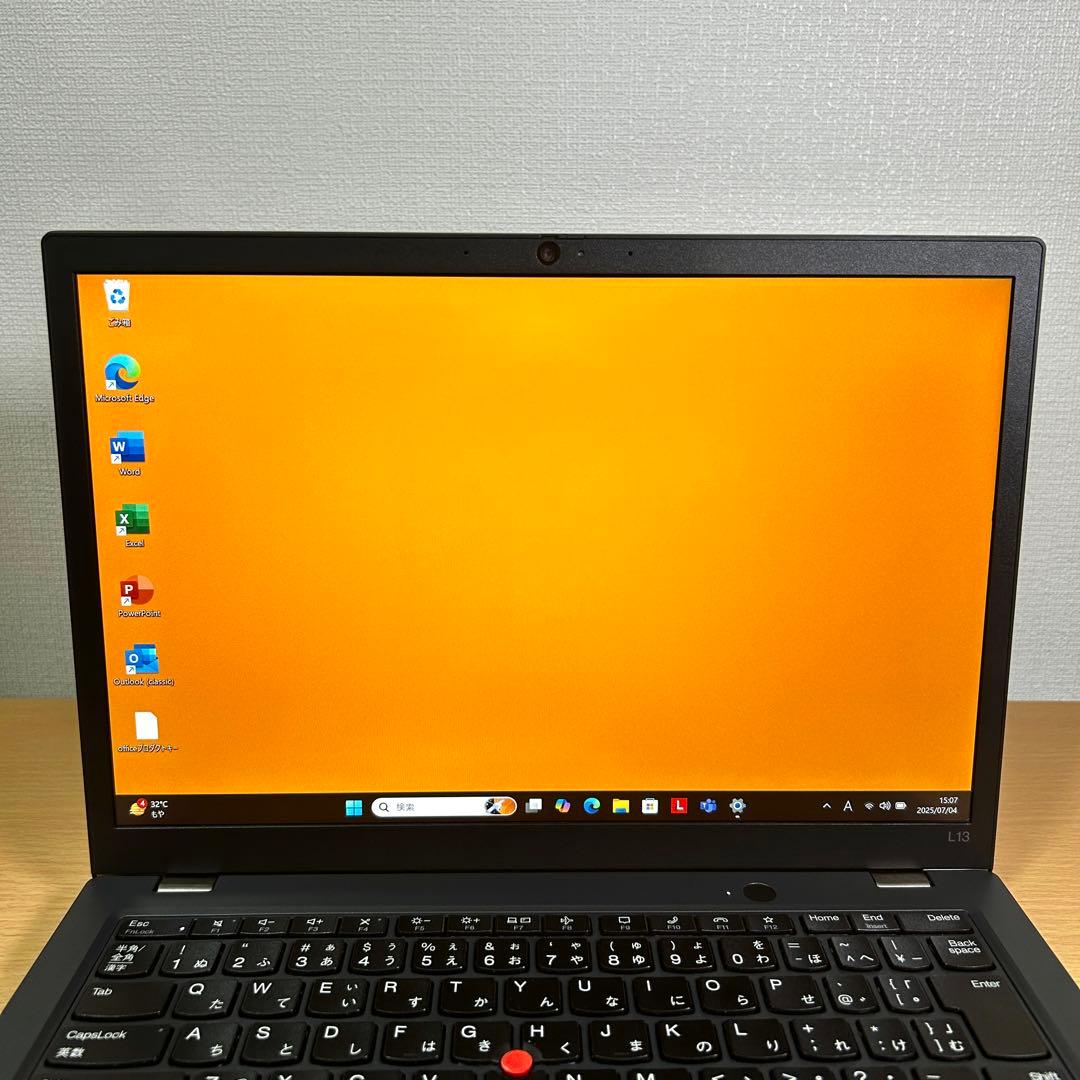 Windowsノート本体 Lenovo ThinkPad L13 Gen4 i7 512GB 16GB