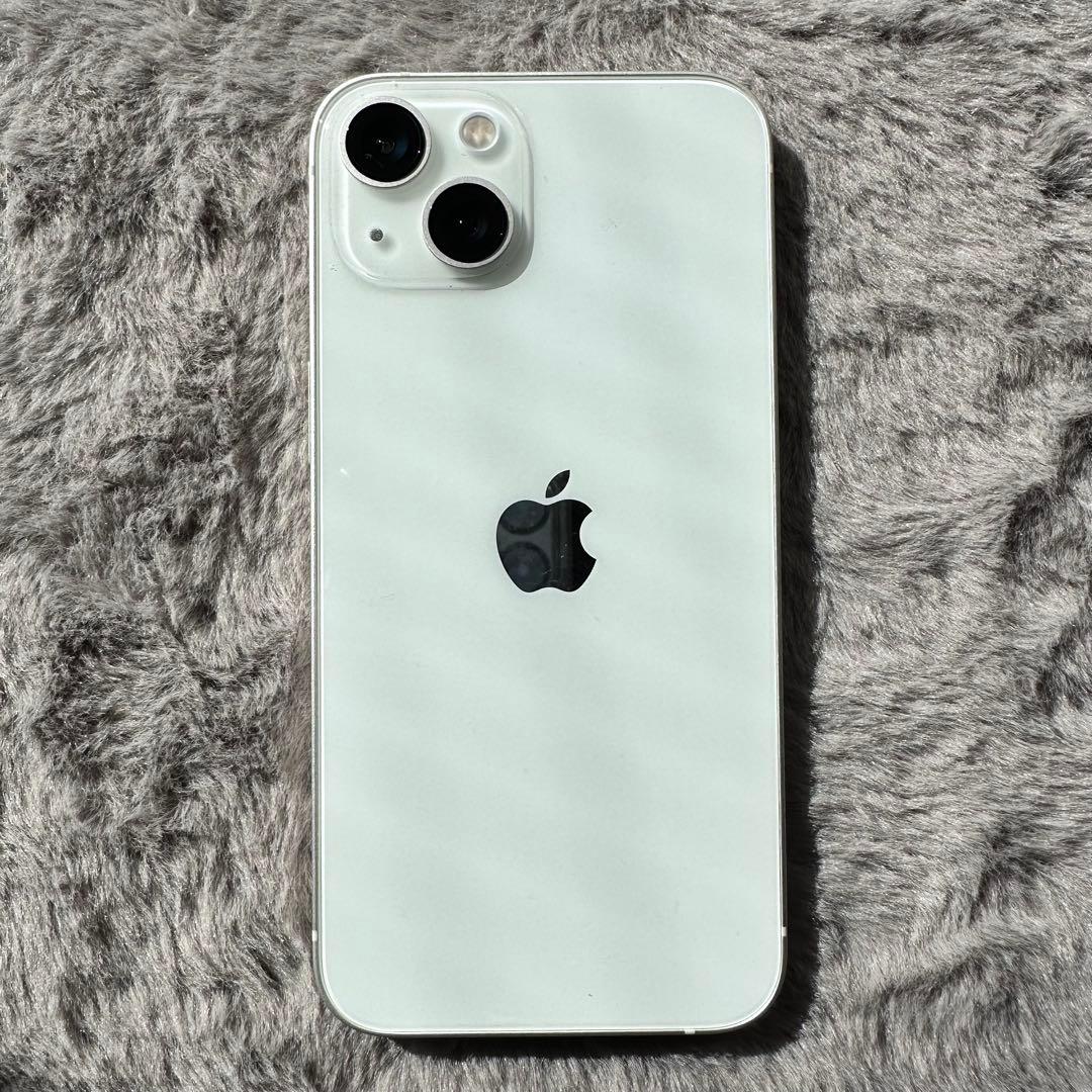 【極美品】Apple iPhone 13 ホワイト 本体 SIMフリー