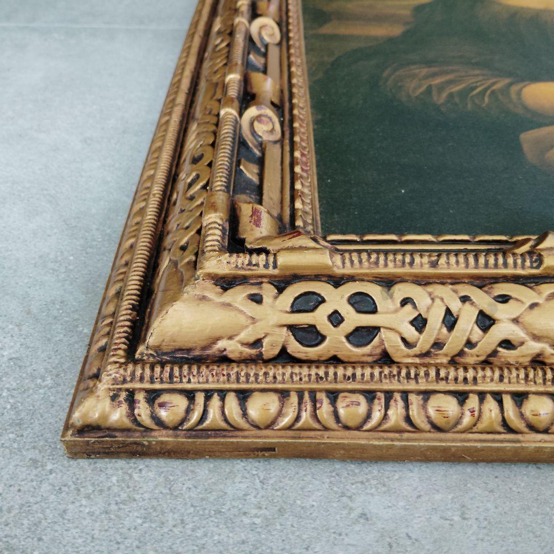 特大　レオナルド・ダ・ヴィンチ　額装絵画　モナ・リザ　20号　レプリカ　おまけ