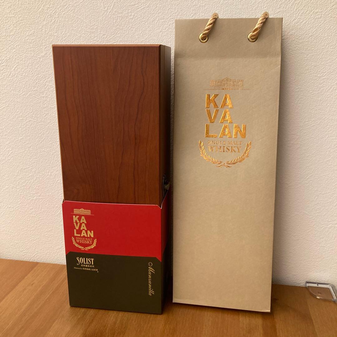 KAVALAN SOLIST Manzanilla 台湾ウィスキー 木製ボックス
