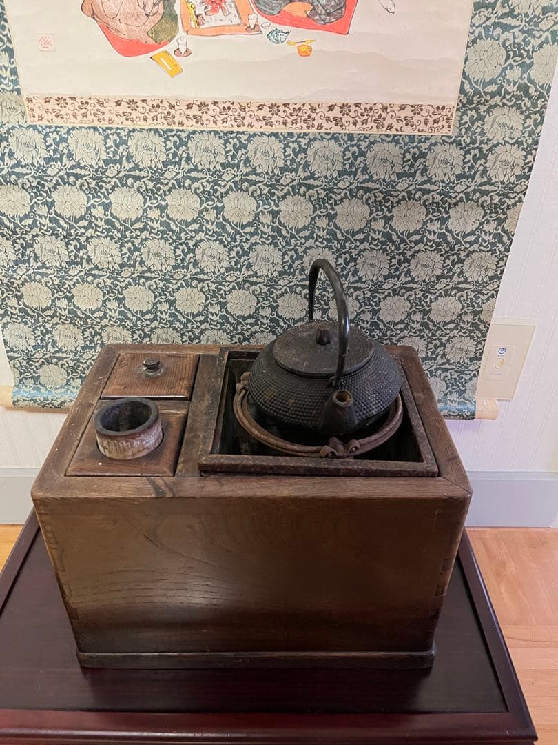 茶道具セット　鉄瓶　茶掛