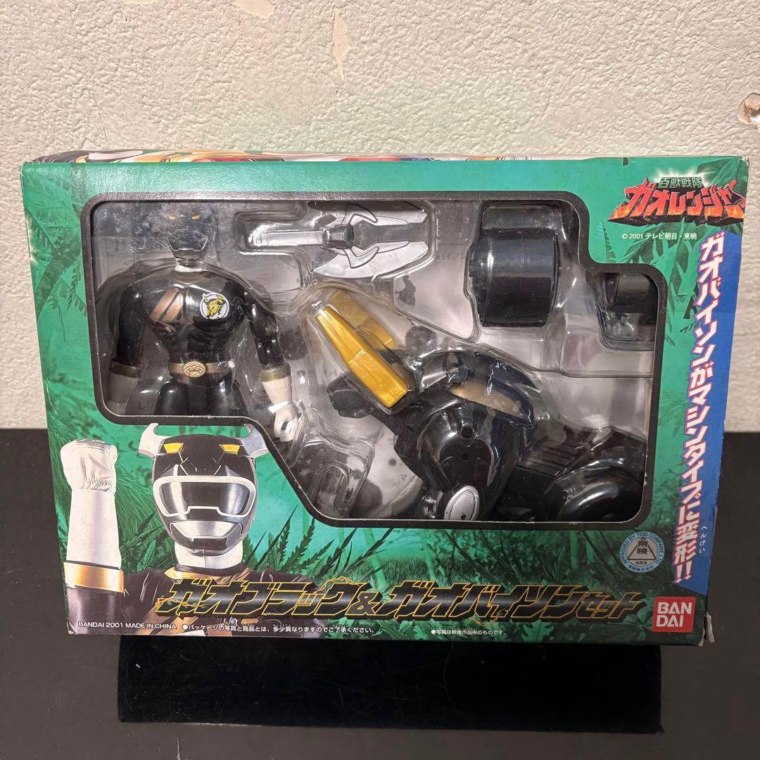 バンダイ フィギュア 百獣戦隊ガオレンジャー ガオブラック&ガオバイソンセット