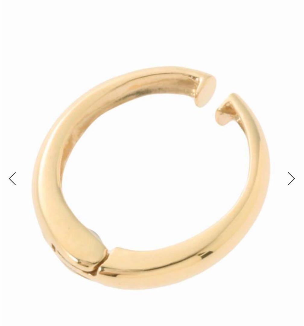 リラ　lilas ピアリング10金　ゴールド　片耳のみ