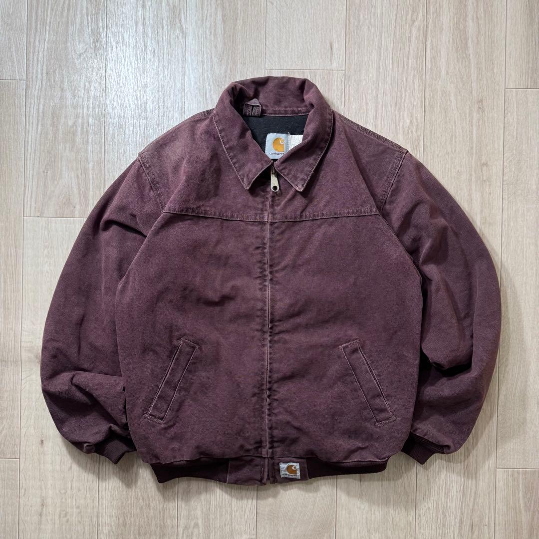 Carhartt サンタフェジャケット ユースL バーガンディ Y02BRG