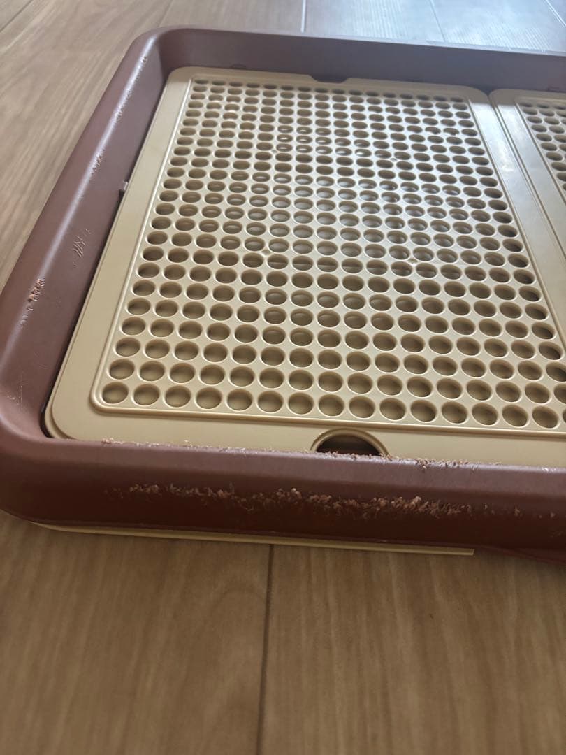 ペティオ トイレのしつけができるドッグルームサークル ブラウン　ワイド　屋根付き