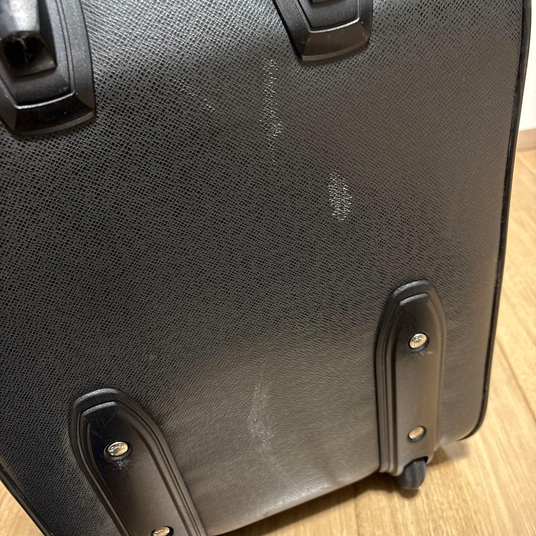 【ルイヴィトン】ぺガス45 タイガ スーツケース 皮革 黒 機内持ち込みサイズ