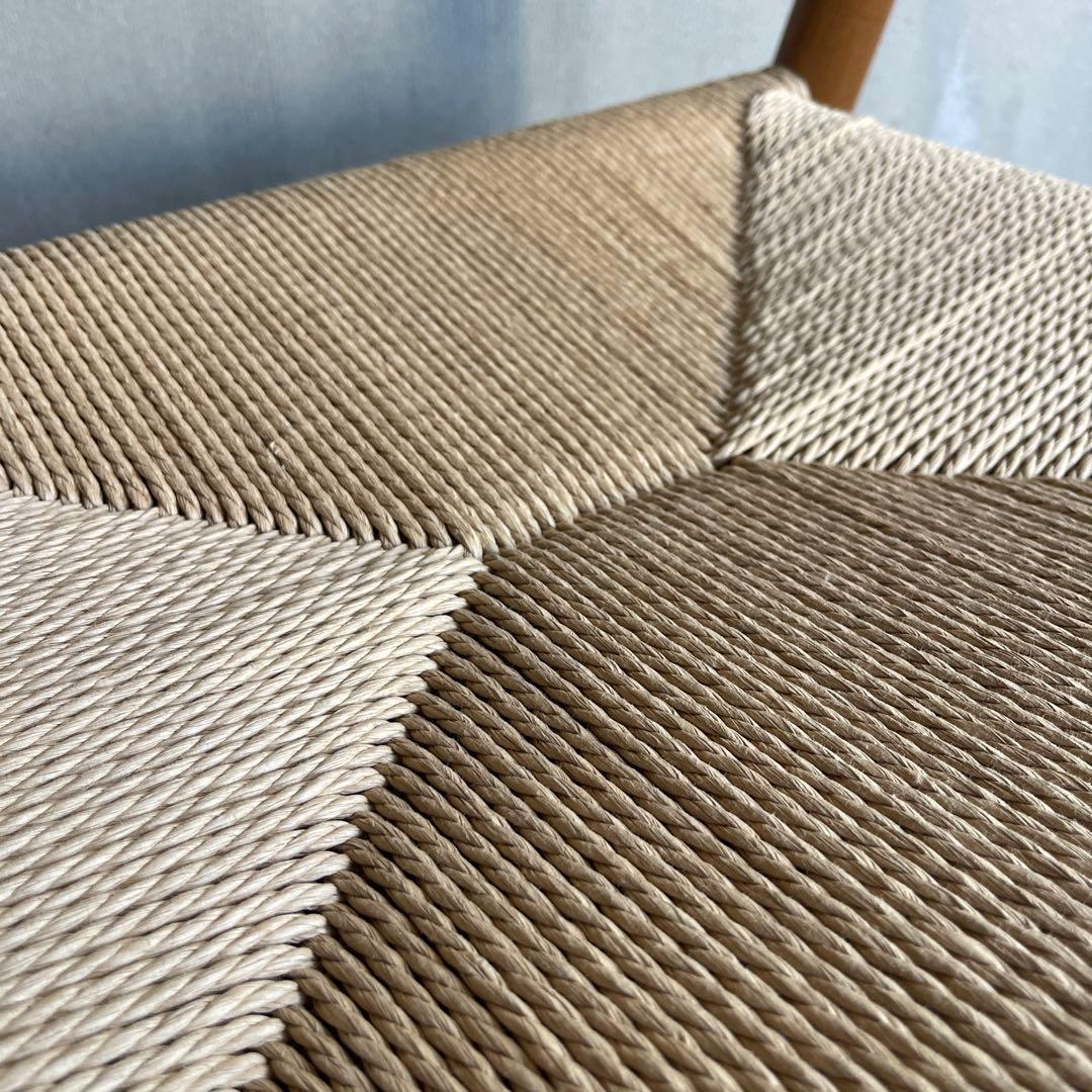 ペーパーコード　ダイニングアームチェア　天然木無垢材