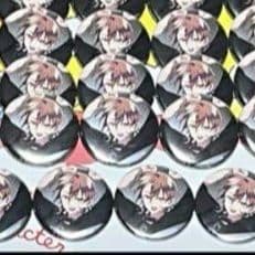 ○○てぇてぇ○○カラフルピーチ うり オータム 缶バッジ