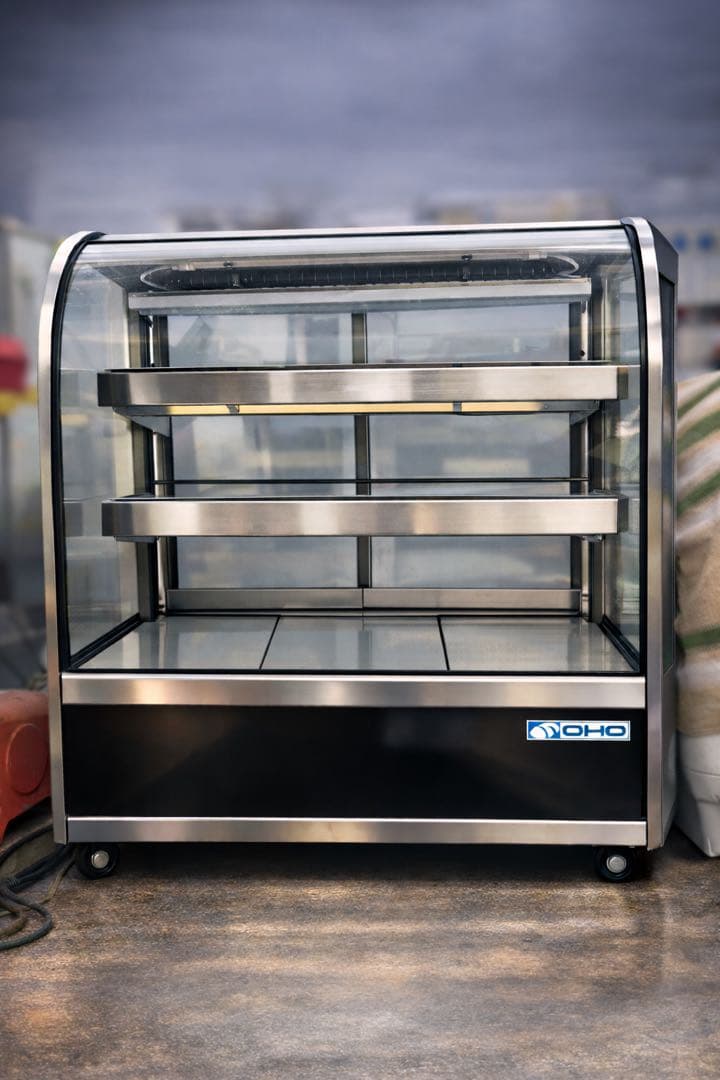 大穂製作所 冷蔵ショーケース 3段 幅90cm 動作良好 OHGU-T-980B