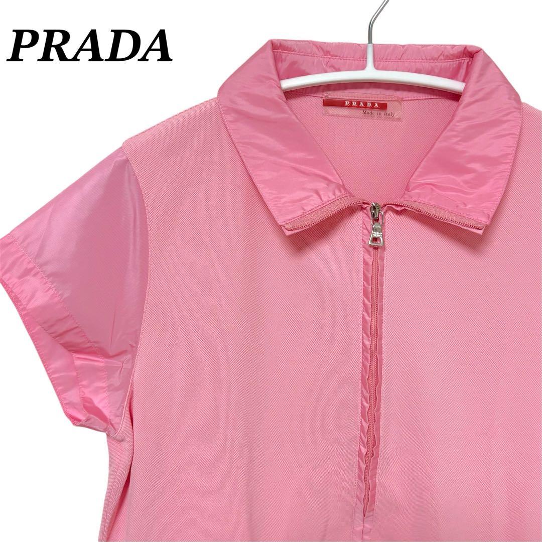 PRADA SPORTS プラダスポーツ　ポロシャツ　レディース　ピンク