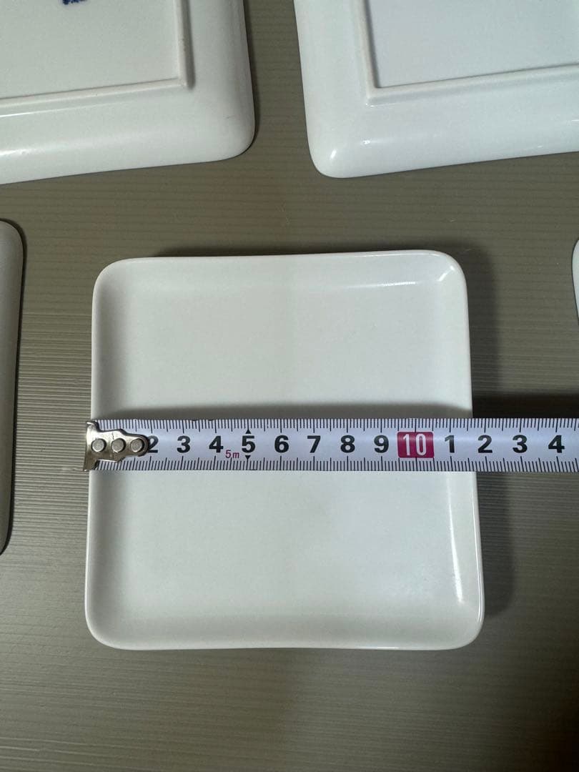 2231 香蘭社　白磁　皿　10客　未使用