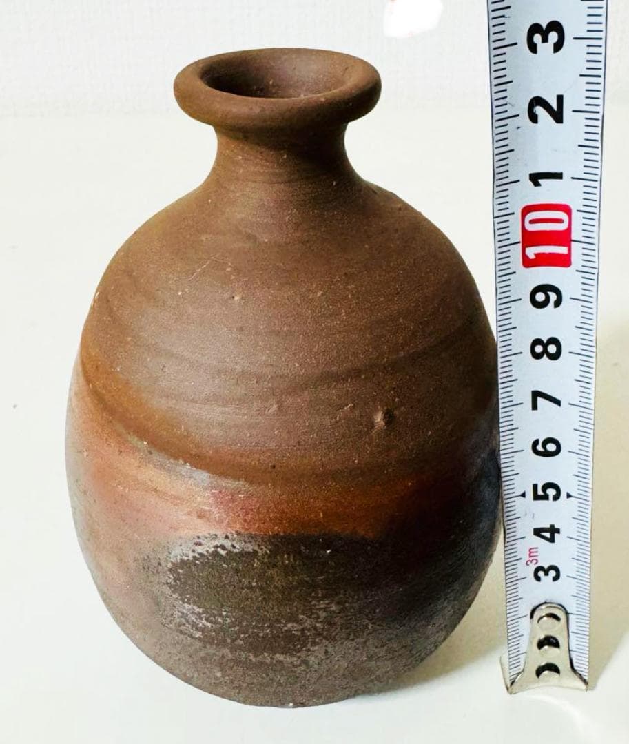 人間国宝 藤原雄 徳利 酒器 共箱 備前焼