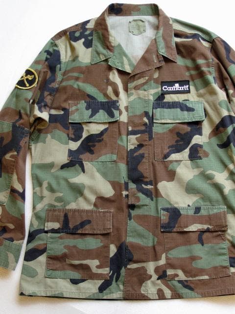 NATO 迷彩服 Lサイズ コットン Carharttワンポイントワッペン