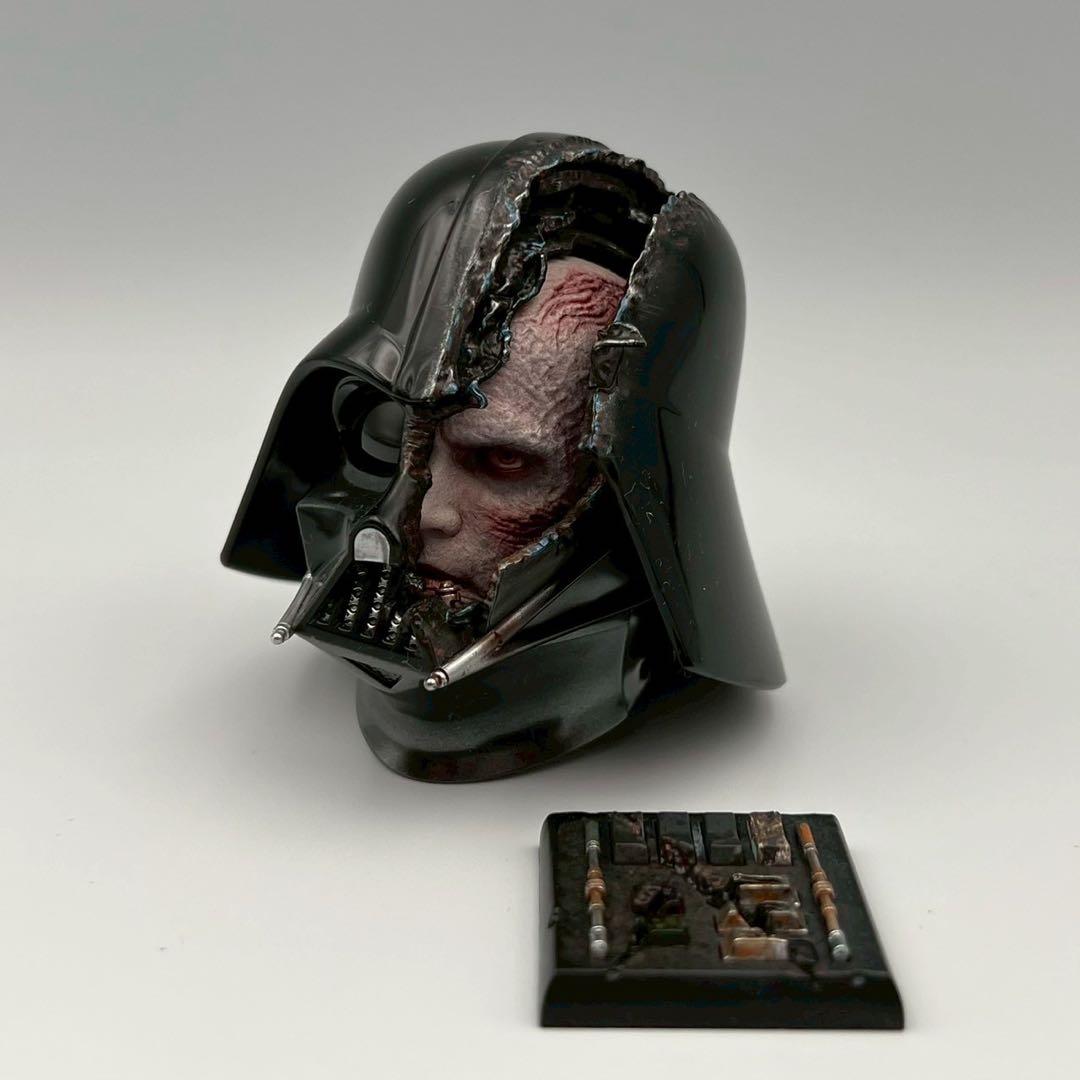 ホットトイズ　ダースベイダー　スターウォーズ　1/6　フィギュア　ダメージヘッド