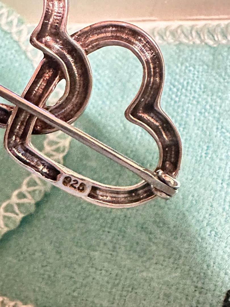 TIFFANY&Co./ティファニー シルバー925 トリプルハート ブローチ