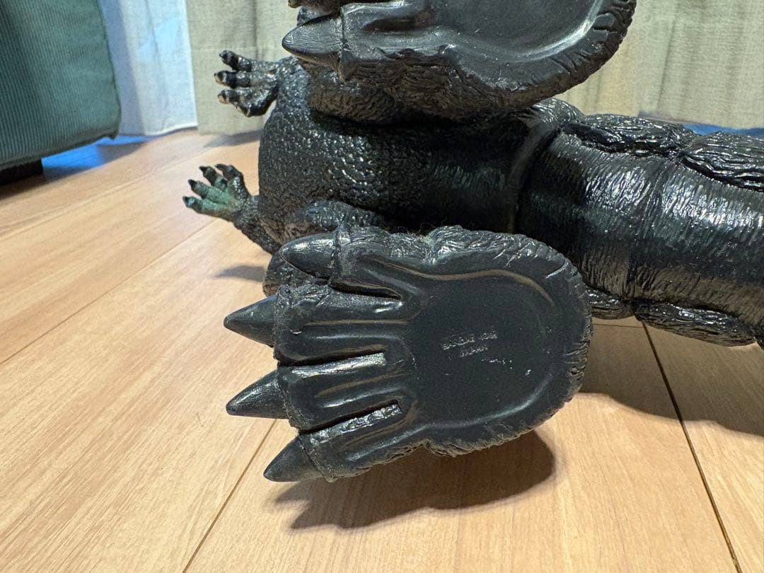 ゴジラ　特大ソフビ　フィギュア　1991（右手塗料付着あり）